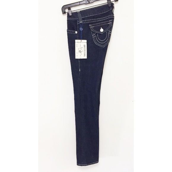 NWT True Religious Straight Low Rise Jeans - Picture 5 of 12